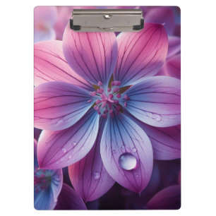Porte-bloc Floral rose et violet Lilac