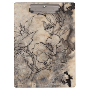 Porte-bloc Flore tatouée I