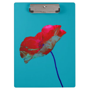 Porte-bloc Flower poppy conception florale