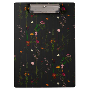 Porte-bloc Fond floral - Sombre