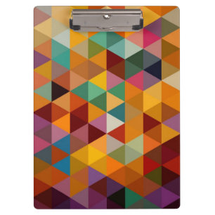 Porte-bloc Fond vintage de motif de triangles