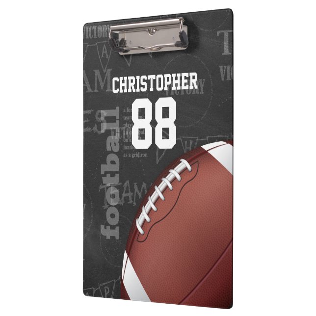 Porte-bloc Football américain Personalized Chalkboard (Gauche)