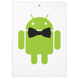 Porte-bloc Formal Atire Green Android Robot