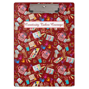 Porte-bloc Fournitures d'art coloré motif créatif pour artist