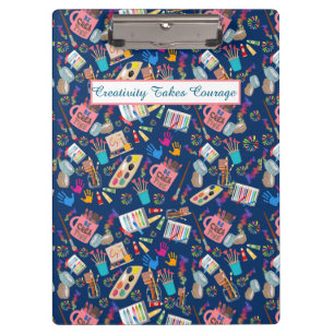 Porte-bloc Fournitures d'art colorées motif créatif pour arti