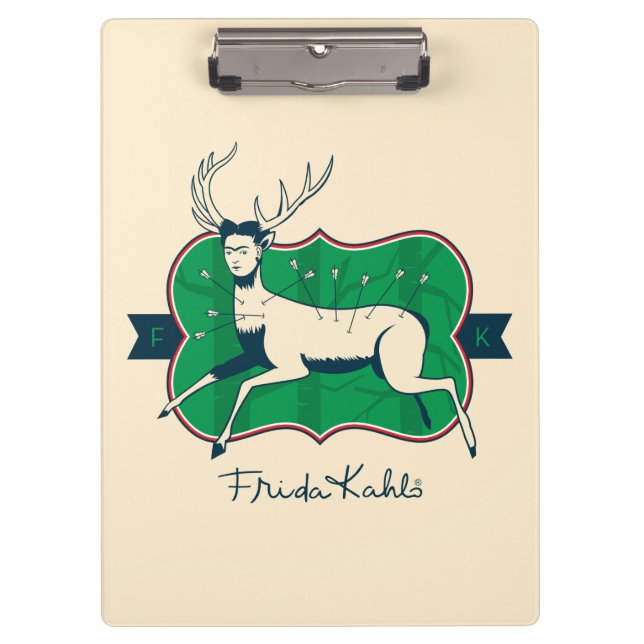 Porte-bloc Frida Kahlo | les cerfs communs blessés (Devant)