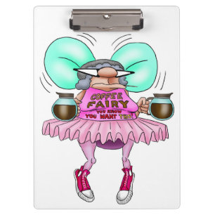 Porte-bloc Funny Coffee Fairy Workplace Porte - bloc