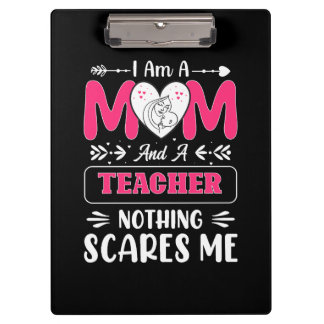 Porte-bloc Funny Teacher Maman, Teacher Maman Funny