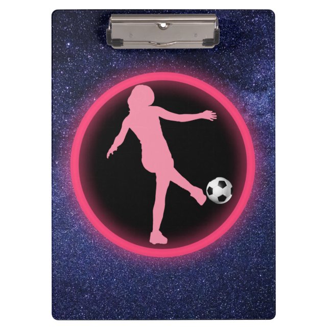 Porte-bloc Galaxie des filles de football (Devant)