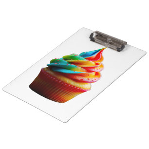 Porte-bloc Gâteau cupcake arc-en-ciel étourdissant de Slipper