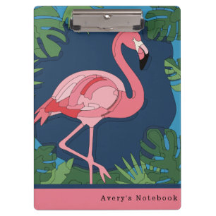 Porte-bloc Geo Flamant rose Puzzle