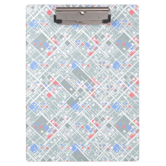 Porte-bloc Géométrie abstraite moderne. (Devant)