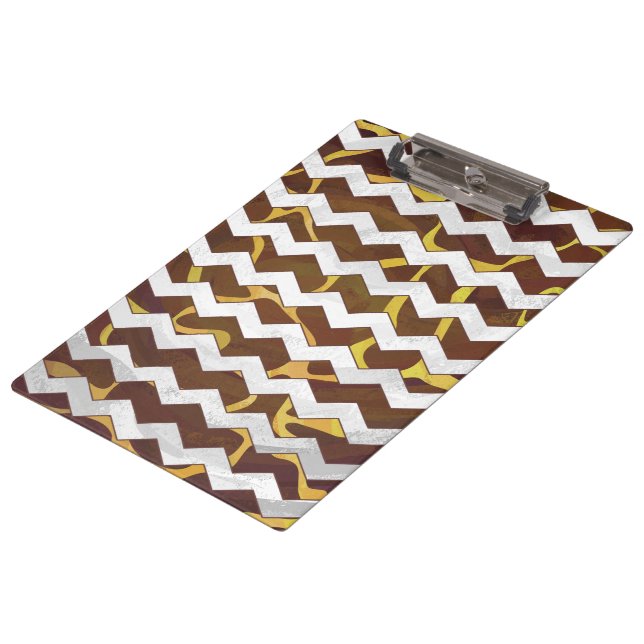 Porte-bloc Giraffe Brown et jaune (Incliné)