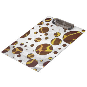 Porte-bloc Giraffe Brown et jaune
