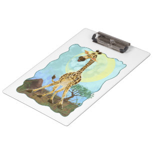 Porte-bloc Giraffe de la Parade Animale