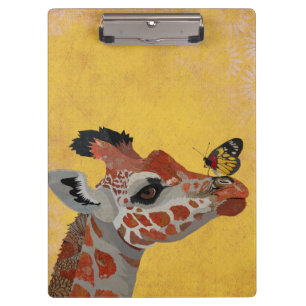 PORTE-BLOC GIRAFFE & PAPILLON