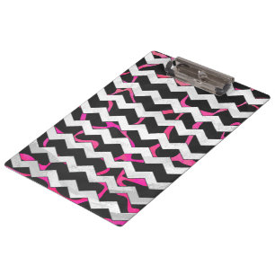 Porte-bloc Giraffe rose chaude et noire
