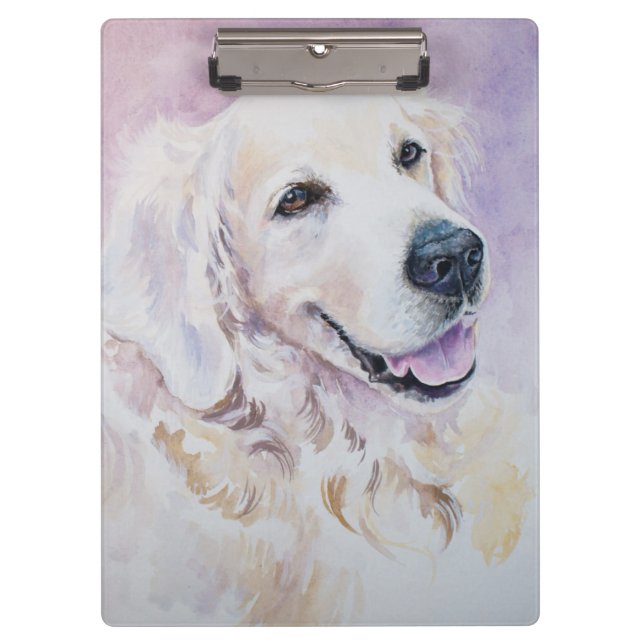 Porte-bloc Golden retriever (Devant)