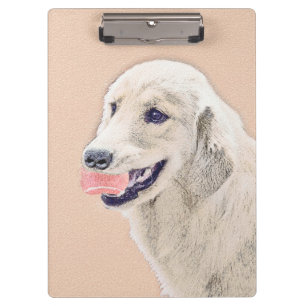 Porte-bloc Golden Retriever avec Tennis Ball Peinture Chien A