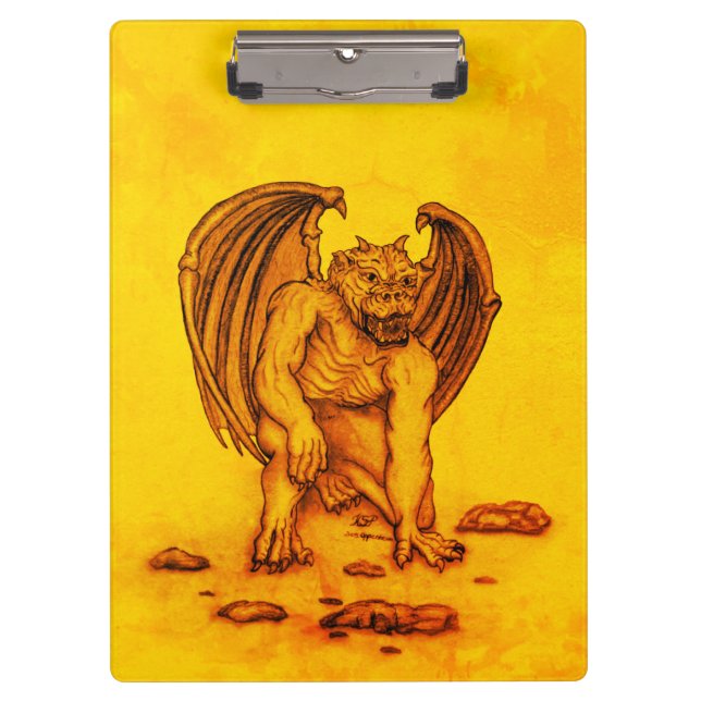 Porte-bloc Golem Gargoyle (Devant)