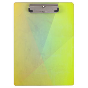 Porte-bloc Gradation géométrique jaune moderne