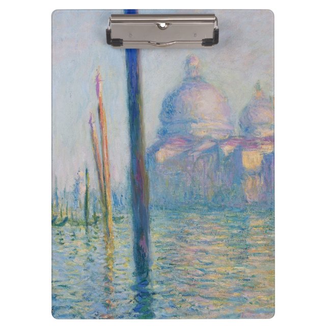 Porte-bloc Grand Canal Monet Venise Italie Peinture classique (Devant)