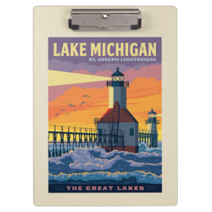 Porte-bloc Grands Lacs Lac Michigan