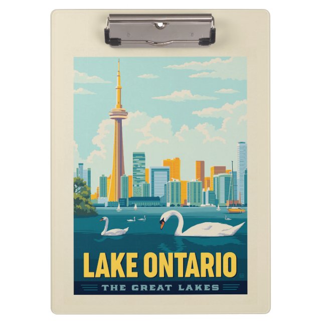Porte-bloc Grands Lacs | Lac Ontario (Devant)