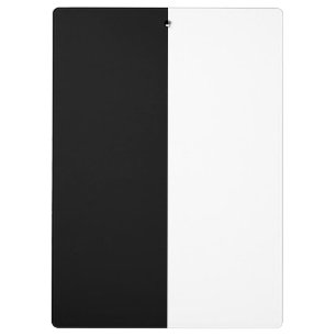 Porte-bloc Graphique noir et blanc demi et demi-graphique
