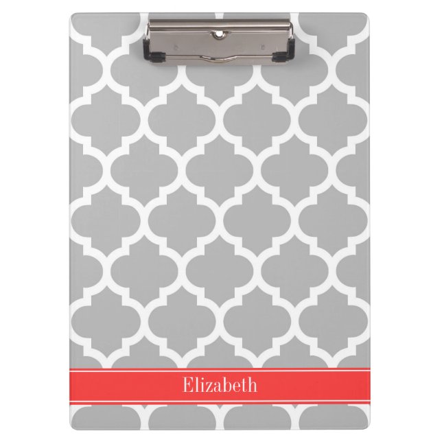 Porte-bloc Gray White Moroccan (Devant)