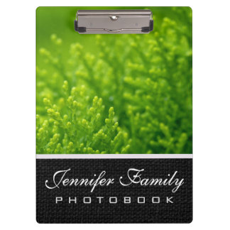 Porte-bloc Green leaves background