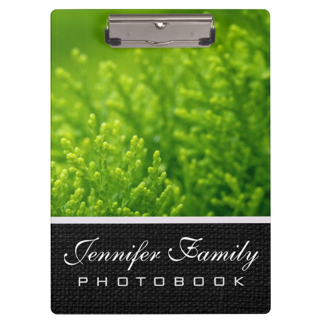 Porte-bloc Green leaves background (Devant)