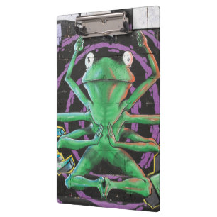 Porte-bloc Grenouille Relaxante Avec Huit Armoiries