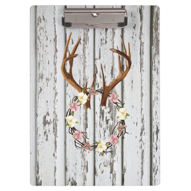 Porte-bloc Guirlande rustique de cabine des fleurs sur la (Devant)