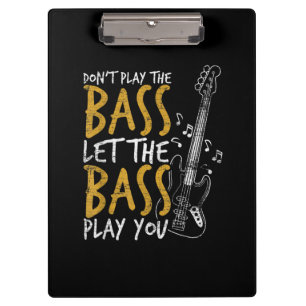 Porte-bloc Guitariste Laisser Bass Guitar Anniversaire