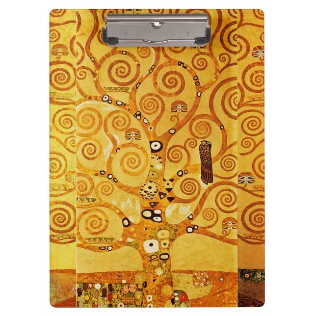 Porte-bloc Gustav Klimt Arbre de Vie : Symboliste Art Nouveau (Devant)