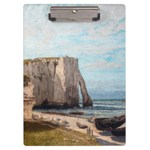 Porte-bloc Gustave Courbet - Falaises à Etretat après la temp