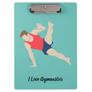 Porte-bloc Gymnaste masculin