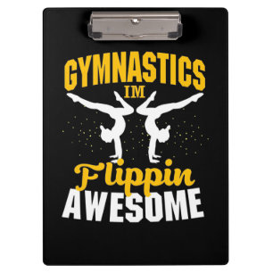Porte-bloc Gymnastique Je Suis Flippin Awesome