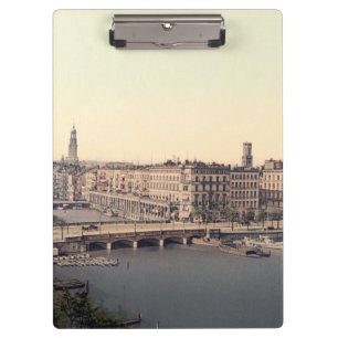 Porte-bloc Hambourg Alsterarkaden Deutschland Alster Allemagn