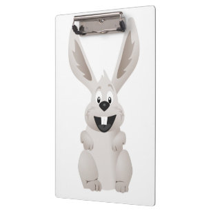 PORTE-BLOC "HAPPY EASTER" BUNNY GRIS