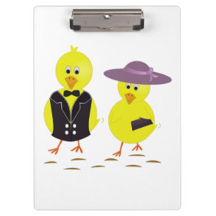 PORTE-BLOC "HAPPY EASTER" CHICS