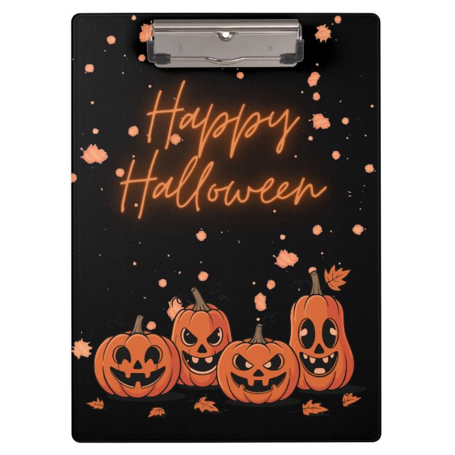 Porte-bloc Happy Halloween Postcard (Devant)