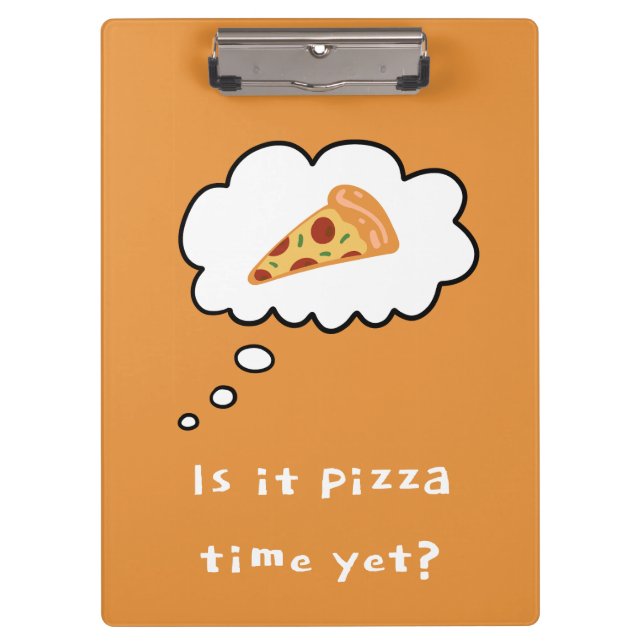 Porte-bloc Heure de la pizza (Devant)