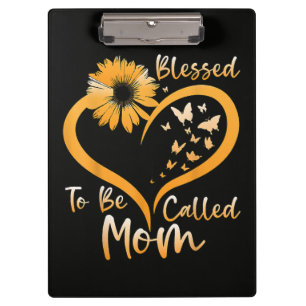 Porte-bloc Heureuse d'être appelée maman
