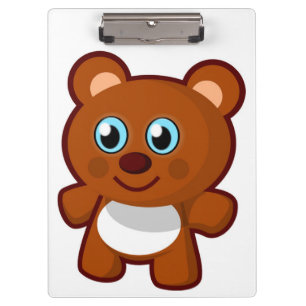 PORTE-BLOC HEUREUX TEDDY BEAR