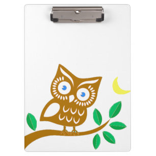 Porte-bloc Hibou mignon