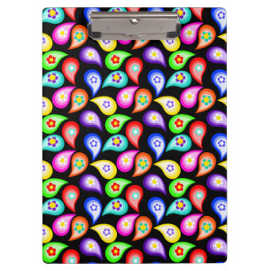 Porte-bloc Hippie Daze à motif fleurs Paisley