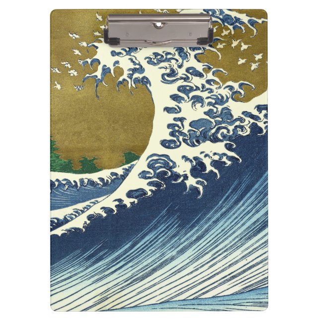 Porte-bloc Hokusai Big Wave Japon Art japonais (Devant)