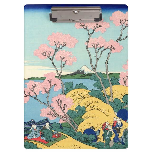 Porte-bloc Hokusai Fuji de Gotenyama sur le Tōkaidō (Devant)